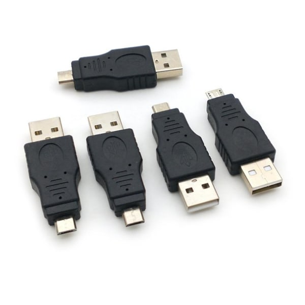 Mobiltelefon Laddningsadapter USB till mikrohane-omvandlare för alla USB kontakt