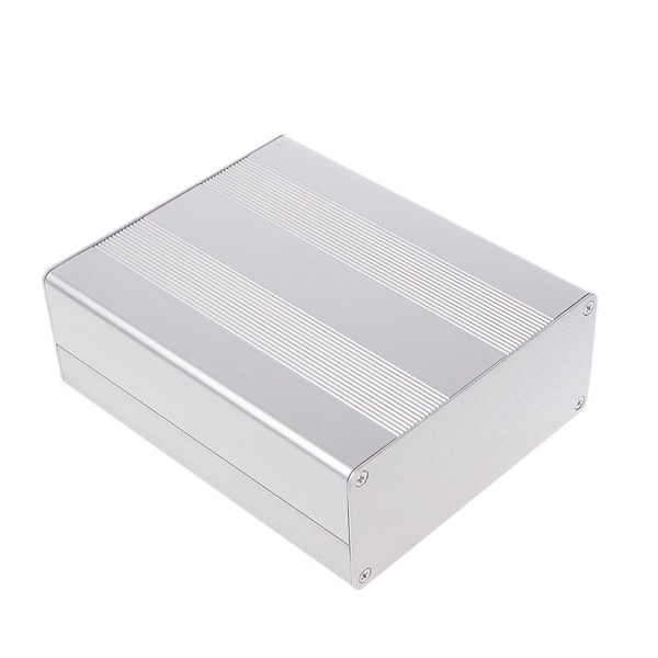 Aluminium Box Inkapsling Case Projekt Elektronisk För Pcb Board gör det själv 130x110x50mm