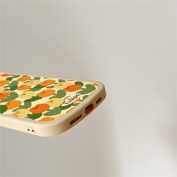 Söt Tulpanblommor Telefonfodral för iPhone 13 Pro Max - Biltema