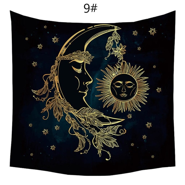 Astrologi Oracle Card Pad Cover Rumshängande dekor Spådomsduk