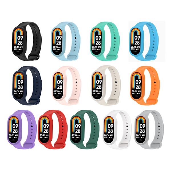 Silikon Skyddande Omslag För Xiaomi Mi Band 8 Armbandsskal Skydd Perfekt Passform För Xiaomi