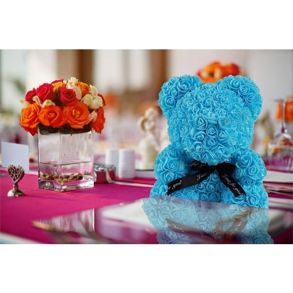 Rose Bear konstgjorda blomsterskum Evig Alla hjärtans dag-present