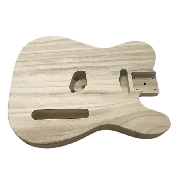 Polerat trä typ elektrisk gitarr fat DIY elektrisk lönn gitarr fat kropp för Tl stil gitarr