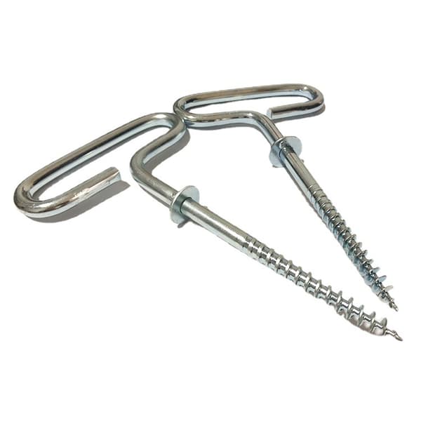 Tältpinnar för utomhuscamping, isfiske, vindskydd, 4-pack - silver