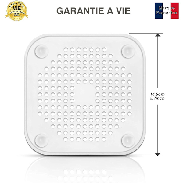 2 Franske Hårfilter Dusj - Garantert Hår Dusj - Filter vask/ba