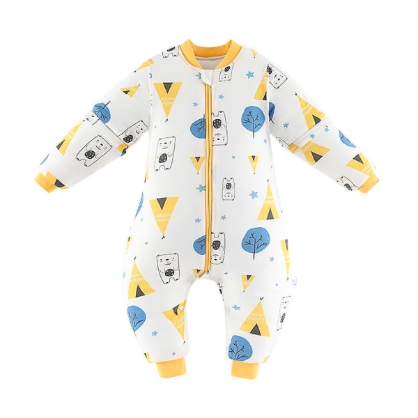 Neonatal Thickened Warm And Kick - Proof Children's Cotton Pyjamas