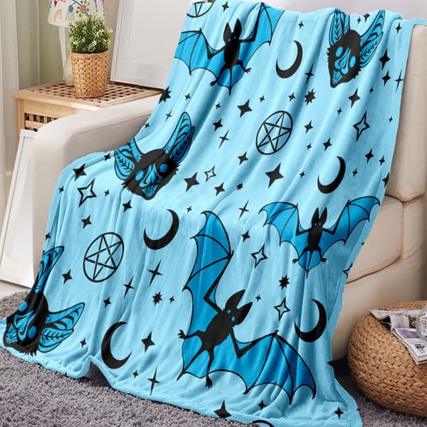 100CM x 150CM Halloween-teppe, perfekt for sofaputer til fester - 41