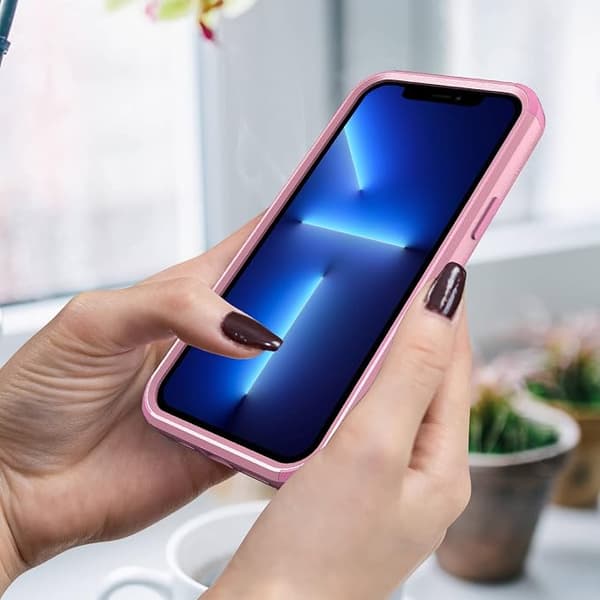 Etui designet for iPhone 13 Pro Max, kraftig støtsikker beskyttelse