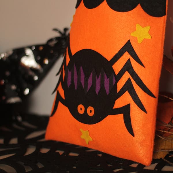 5-pack Halloween Bus eller Godis Non-woven Väskor Pumpaväskor Fest
