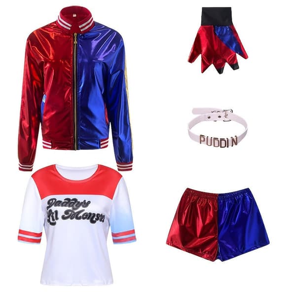 Karneval Halloween Kostym, Rollspelsset med 5 delar, 140CM