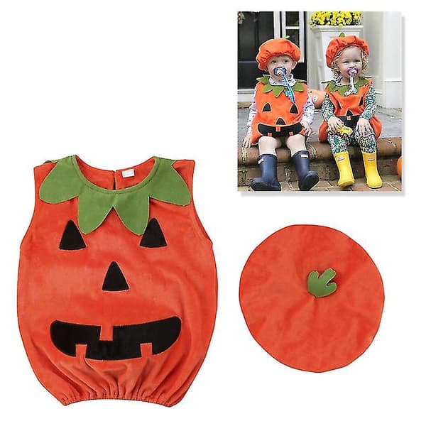 1 st Pumpakostym för Halloween Dekoration