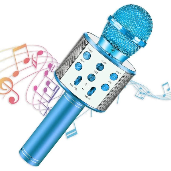 Musikleksaker för 4-12 år gamla pojkar Presenter, barn Bluetooth karaoke sångmikrofon