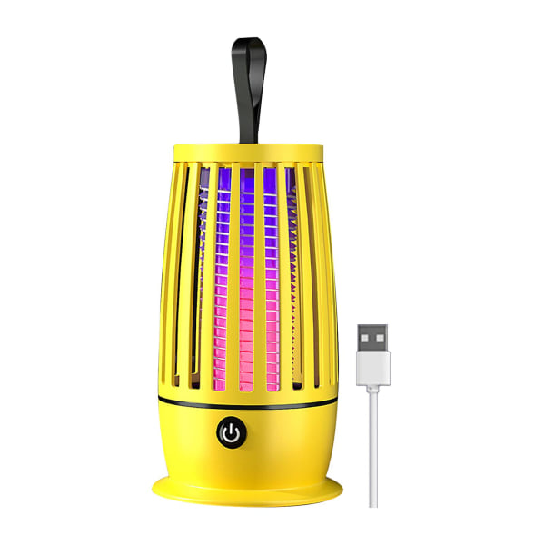 Mosquito Killer USB Hängande Bug Zapper Trap Lampa Med Varmvitt Nattljus Giftfri Elektrisk Mygglampa Insekt Mygga Attraherar Fruktflugor För