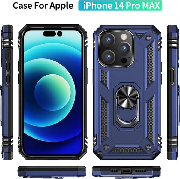 iPhone 14 Pro Skal, Extremt Skydd Militärpansar Dubbellager