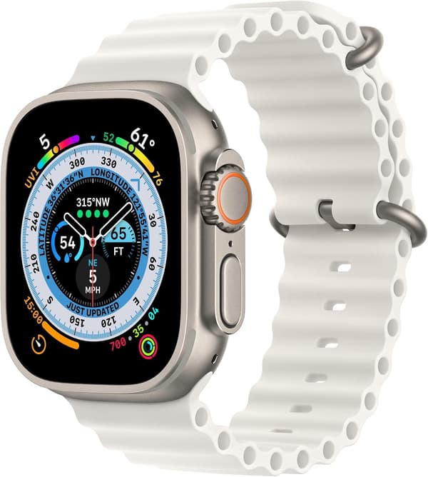 Apple Watch 49mm Hvit Ocean-reim