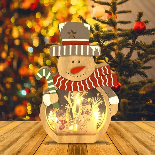 Julepynt Julenissen LED Julebordpynt