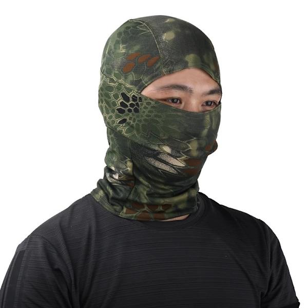 Cykelskyddande snabb torkande mask förklädd som solskydd utomhus huvudduk