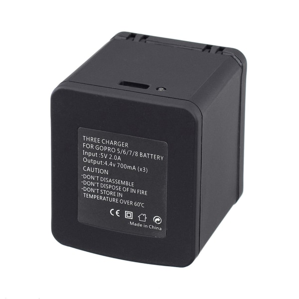 5v 2.0a ingång Laddnings- och förvaringsbox Laddare Power Bank For Hero 5/6/7/8 LED-laddningsindikatorer Lätt att bära rekvisita