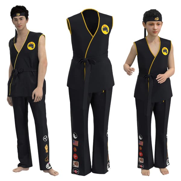 Karate Kid Taekwondo Cosplay -asu - 110CM