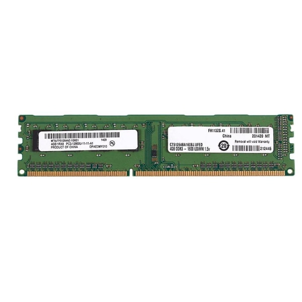 4gb Ddr3 1600mhz RAM-minne Pc3 12800 1.5v Desktop PC-minne 240pins System Hög kompatibel för