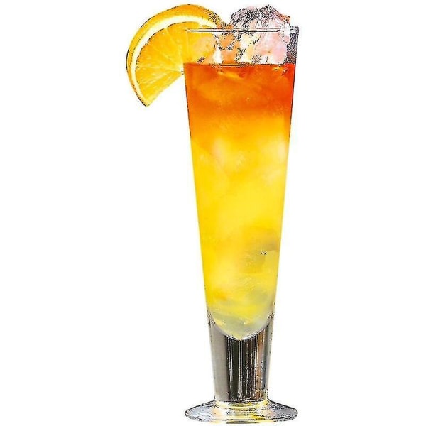 High Flutes Shape Specialrestaurang Milkshake Fruktjuice Collins Glas Lounge Bar Öl Steins