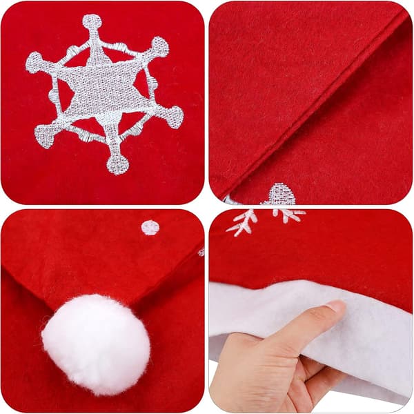 Julstolsöverdrag, 6 stycken, Jultomte