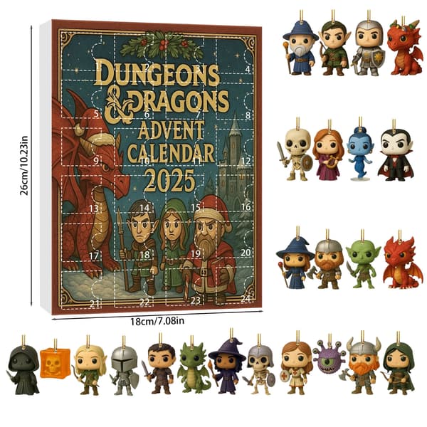 24 st/set Jul Överraskningslåda Akryl Drakprydnader Adventskalender - C