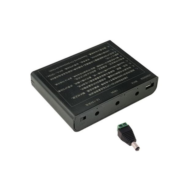 USB Dc 12v Output 6x 18650 Batterier Ups DIY Power Bank Box Laddare för mobiltelefon Wifi Router Led ljus Säkerhetskamera