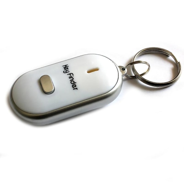 Anti-förlorade larm Key Finder Interaction Keychain Locator Visslande ljud Pip Led