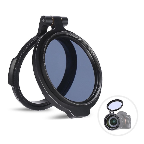 R-72 72 mm snabbfiltersystem Kameraobjektiv Nd-filter Metalladapterring Kompatibel med Canon Nikon Sony Olympus Dslr-kameror