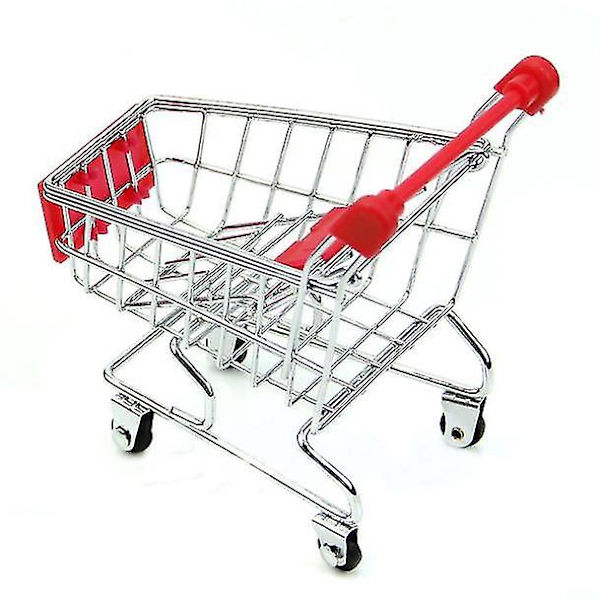 Mini Supermarknadsvagn Handvagn Shopping Utility Cart Mode Förvaringskorg Bord