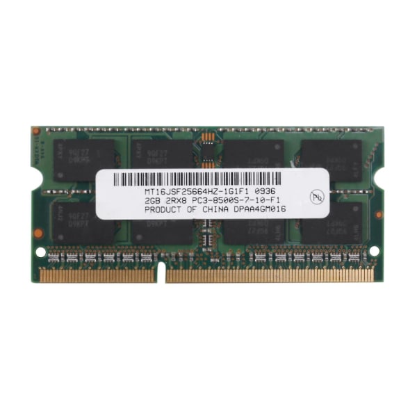 Ddr3 2gb Laptop Memory Ram 2rx8 Pc3-8500s 1066mhz 204pin 1,5v Ram