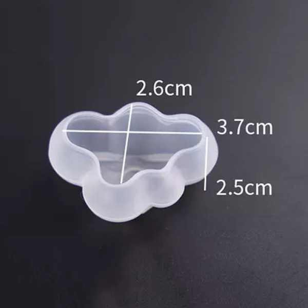 3-pack 3D Molnformad Choklad Silikonform Mousse Fondant Isbit