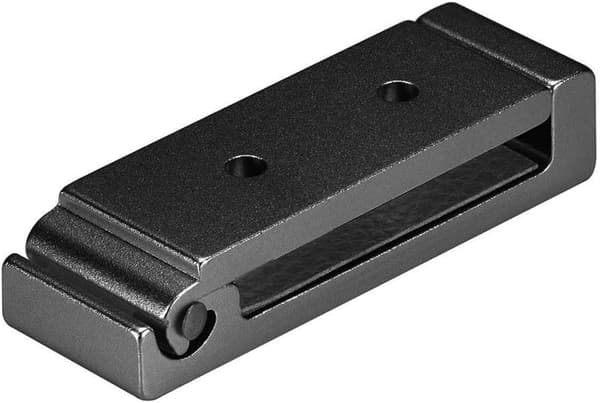 4 stk. (Sort) Aluminium Legering Væghængt Krog 90° Foldbar Co