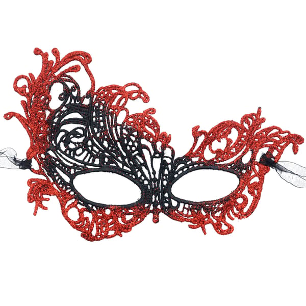 Performance Maske Halvt Ansikt No-Roll Malt Plastmaske - Rød Dobbel Skjerf