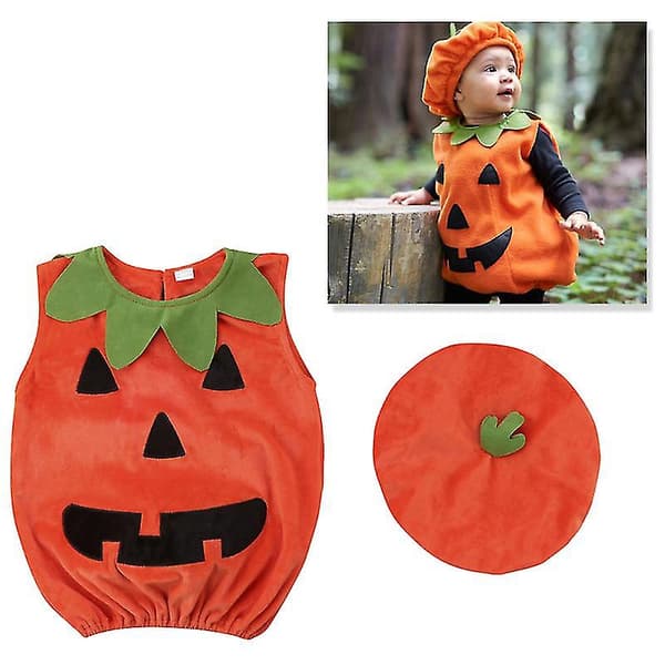 1 st Pumpakostym för Halloween Dekoration