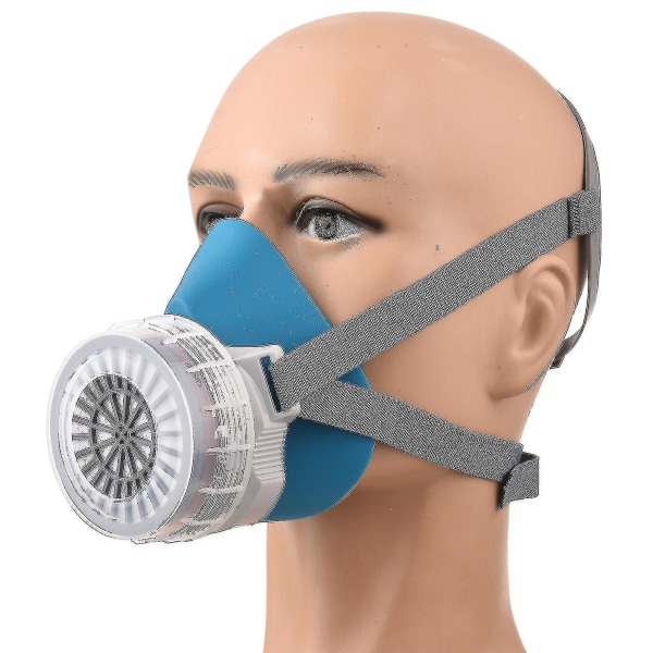 Återanvändbar Andningsskydd Gas Halvmask Andningsmask Andningsskydd För målning Svetsning Polering Träbearbetning och annat arbetsskydd-