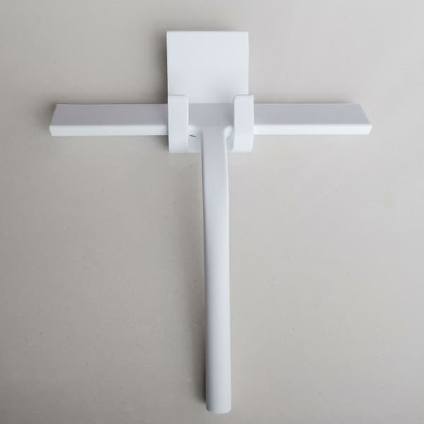 Bruse Squeegee - 21 cm Hvid - Vindue Squeegee til Badeværelse - Si