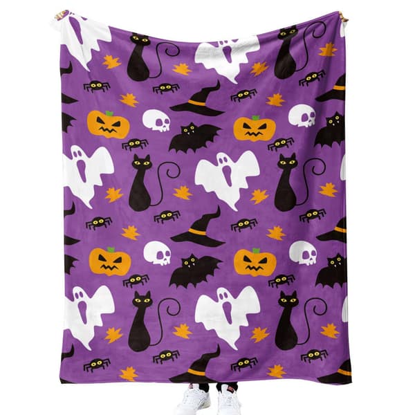 100CM x 150CM Halloween Tæppe, Perfekt til Festsofaer-60