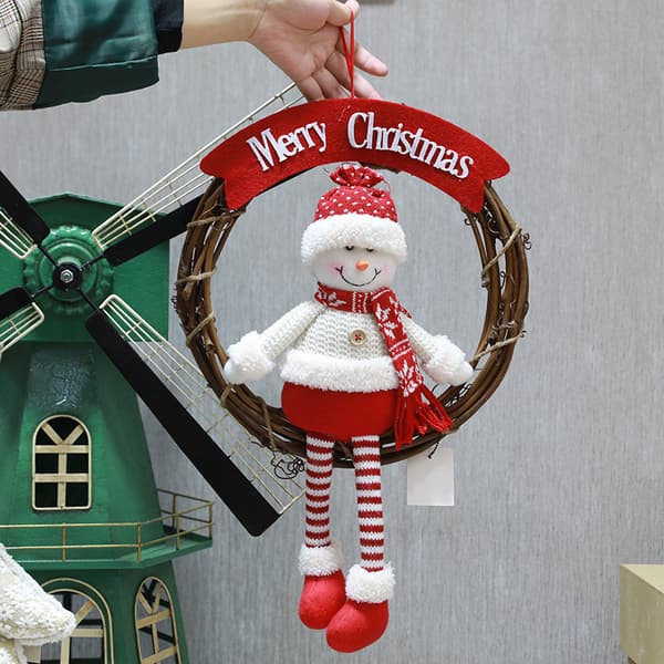 Juldocka Dörrkrans, Hängande Julkrans Girlander Dec