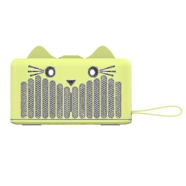 Trådlös Bluetooth 4.2-högtalare Cute Cat Portable Mini Cartoon Subwoofer Phone Holderyel