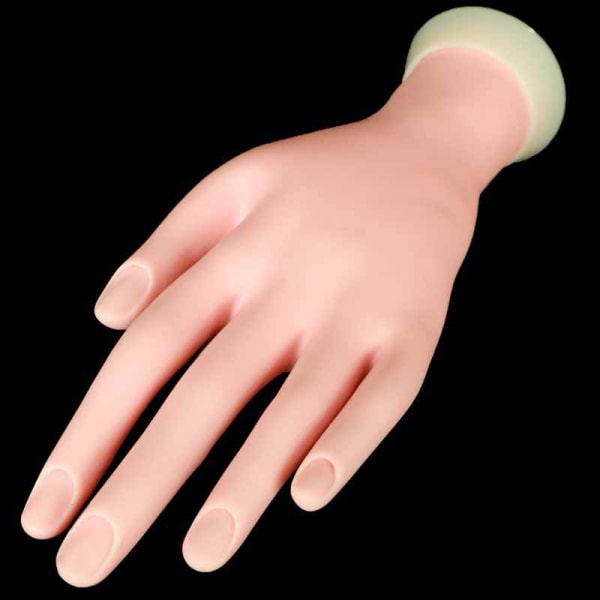 Nail Art Training Maniküre Übungshand Flexible and bewegliche prothetische Handmaniküre Übungsmaniküre Übungswerkzeug (linke Hand)