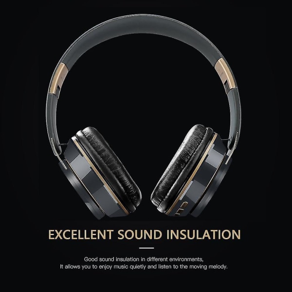 Bluetooth hörlurar Trådlösa hörlurar 3d Stereo Support Tf-kort 3,5 mm för mobiltelefon Audifonos [gratis frakt]