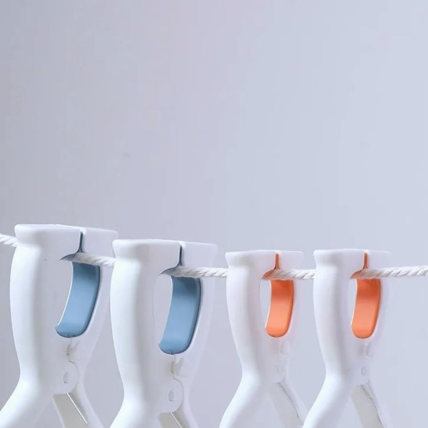 2 stycken hemmaklädnypor, quiltklämmor, stora vindtäta quiltklämmor, plastvindtäta klämmor, klädnypor