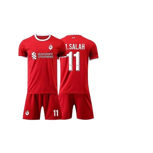 23-24 Liverpool Football Club Hemma M.salah No.11 Fotbollströja T-shirt 18