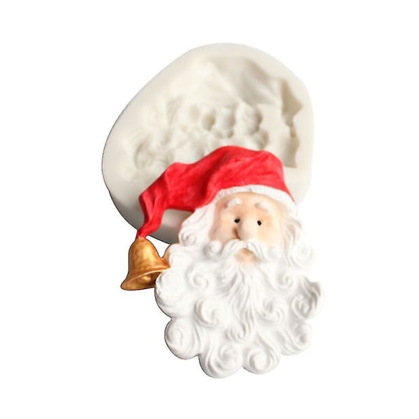 1st Santa Claus Silikonkaka Fondantform Mould Sugarcraft Bakning Form