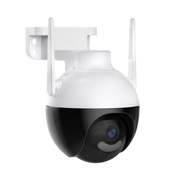 Utomhus Wifi Ptz-kamera, 4mp trådlös Wifi Ip-kamera Hemsäkerhetssystem med 360 vy, färg nattseende, 2-vägsljud, rörelsedetektion, aktivitet A