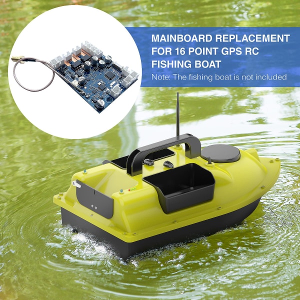 Huvudkort för 16 punkters GPS Rc Fjärrkontroll Fiskebåt Byte av moderkort