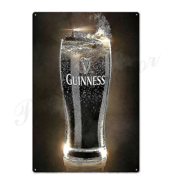 Guinness vintage metallskyltar för väggdekorationer av bar, pub, klubb