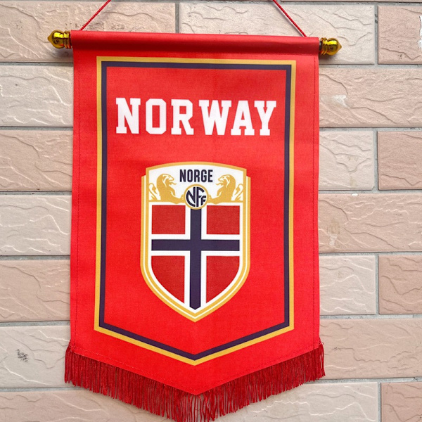 VM-bannere, veggbannere, gaver til gutter og jenter - Norge